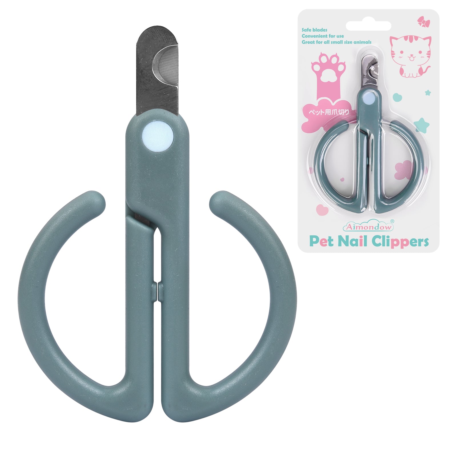 Aimondow Cat Nail Clippers Cat Claw Trimmer for Pet Grooming Tool Easy