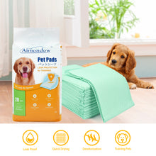 Load image into Gallery viewer, Aimondow Leakproof Pet Training Pads Absorbent Potty Puppy Pads for Dogs Cats Quick Drying Disposable Pee Pads, Extra Large, 23inch×35inch, 40 Count