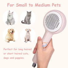 Load image into Gallery viewer, Aimondow Dog Brush Self Cleaning Slicker Brushes for Dogs Cats Grooming Brush Shedding Tools for Massage Removes Loose Undercoat Mats Tangled for Short Long Hair Puppy Kitten