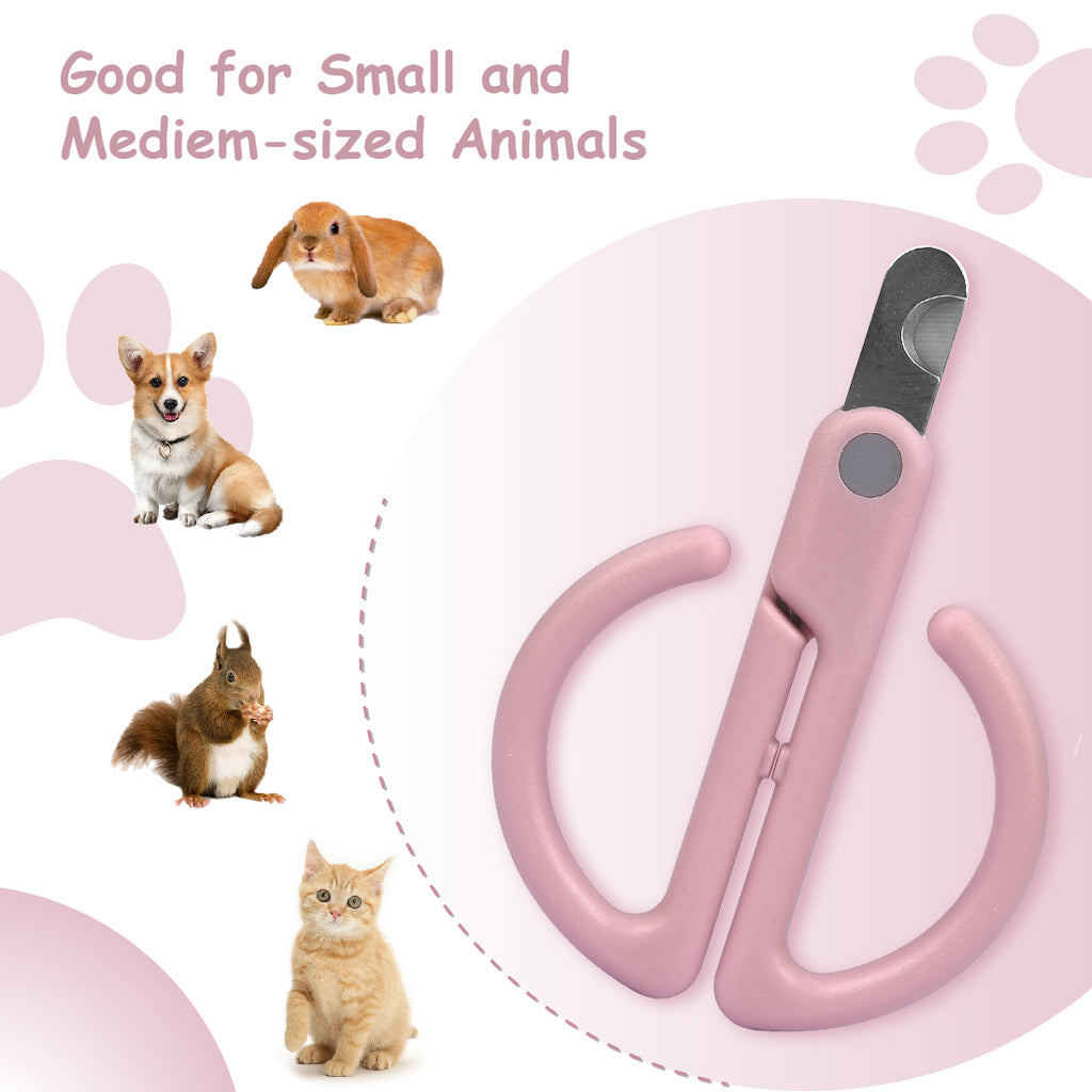LangRay Professional Cat Nail Clippers, Rabbit Bird and Small Animal Puppy Nail  Clippers, Curved Stainless Steel Nail Scissors, Portable Clippers, Cat  Rabbit Accessory